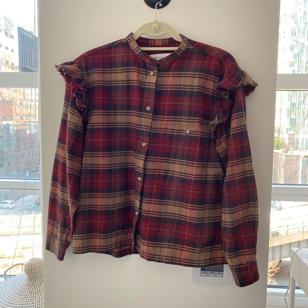 Something Navy Button Down